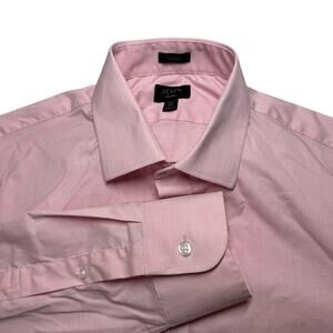 J.Crew Ludlow Dress Shirt Pink End-on-End‎ Cotton Men’s 15.5 34 Stretch Classic